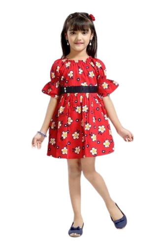 Printed Kids Designer Frock