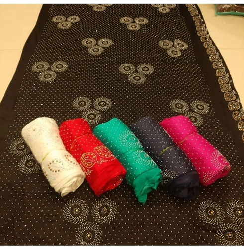 Zari Emboidery Rayon Dupatta - Feature: Washable
