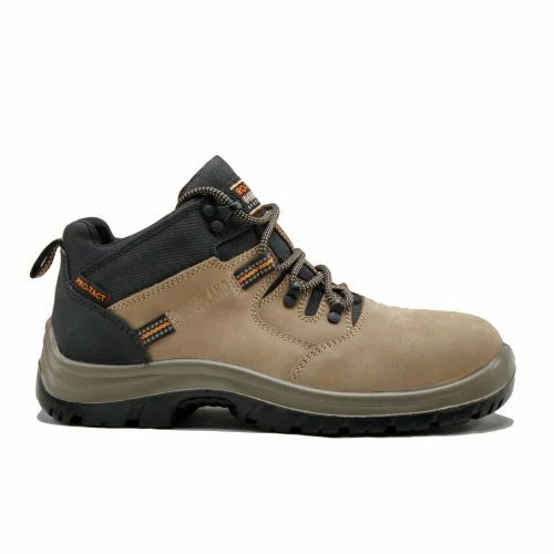 Armour Leather Safety Shoes - Color: Brown
