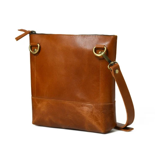 Brown Shoulder Leather Bag