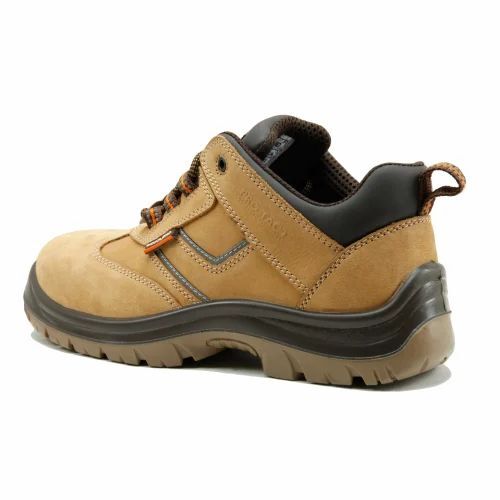 Brown Thunder Leather Safety Shoes 