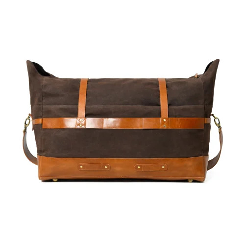 Canvas Leather Duffle Bag