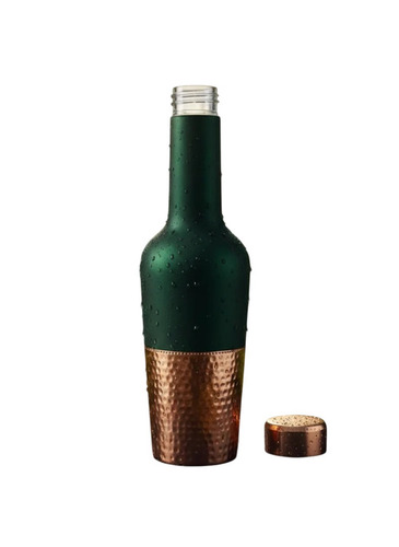 Forest Mist Dual-Texture Copper Bottle
