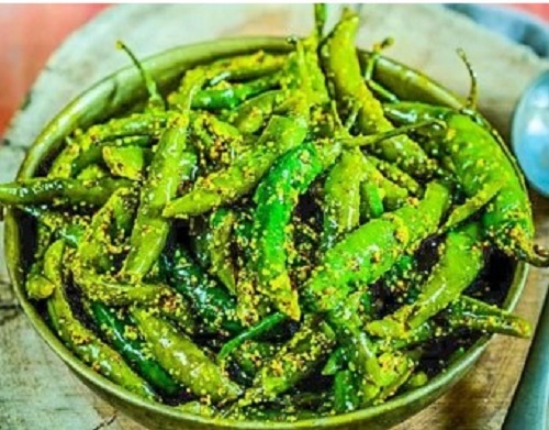 Green Chili Pickles