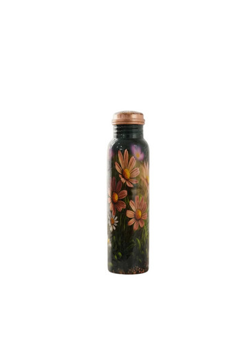 Handcrafted Metal Copper Water Bottle