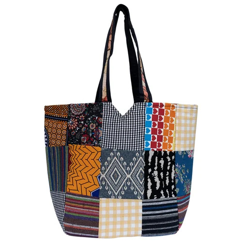 Patch Work Tote Bags