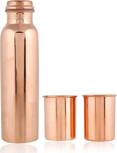 1l Matt Finish Copper Bottle Set