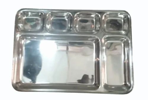 Stainless Steel Compartment Plate