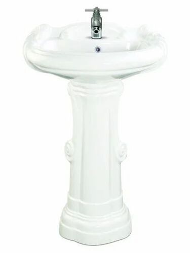 Big Sterling Set Pedestal Wash Basin