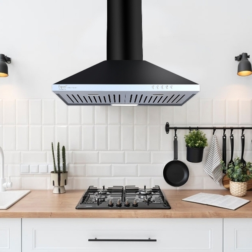 Black Long Lasting Kitchen Chimney