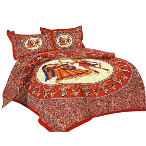 Designer Printed Double Bedsheet Set