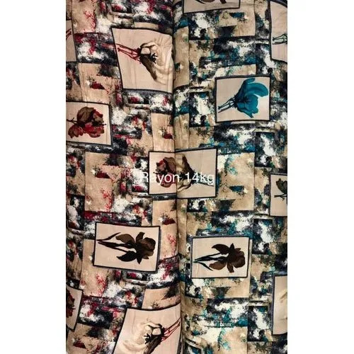 Digital Print Rayon Dress Fabric - Application: Fashion Industry