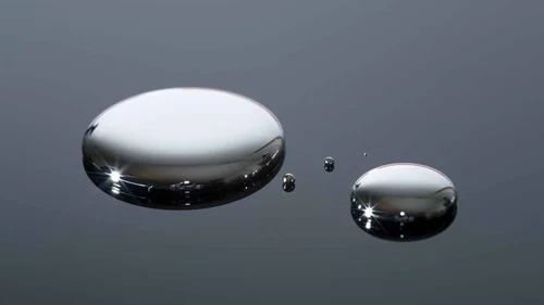 Liquid Mercury Metal