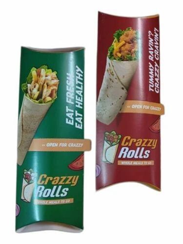Offset Printed Veg Roll Paper Frankie Box