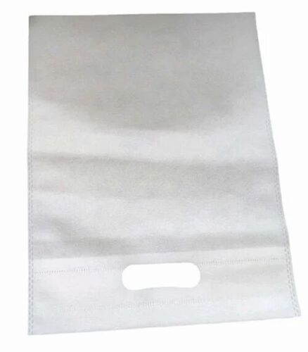 Plain White D Cut Non Woven Bag