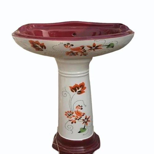 Printed Pedestal Wash Basin