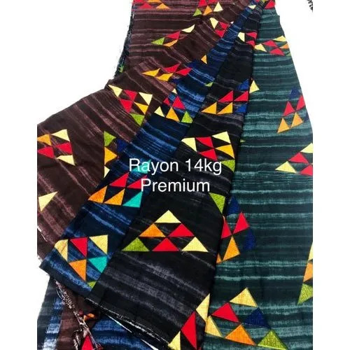 Smooth Finish Rayon Printed Fabric