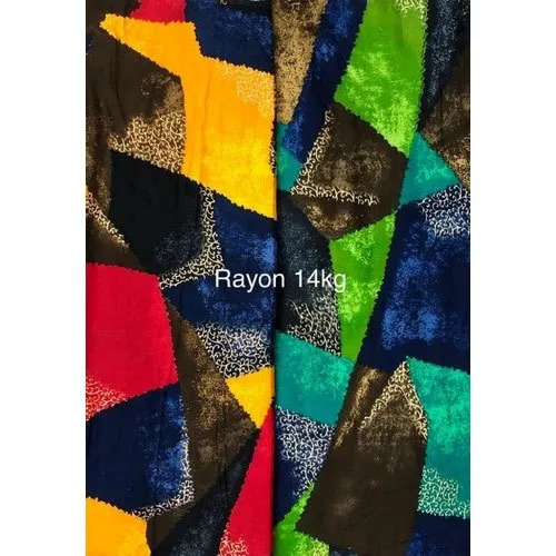 Soft Touch Printed Rayon Fabric  - Application: Garment Industry