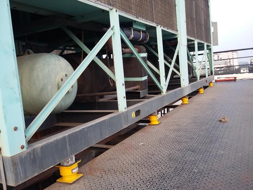 Spring Isolators - Under The Air Cooled Chiller
