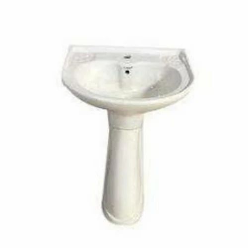 ceramic pedestal wash basin