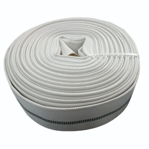 White Heavy Duty Rrl Cotton Canvas Hose Pipe