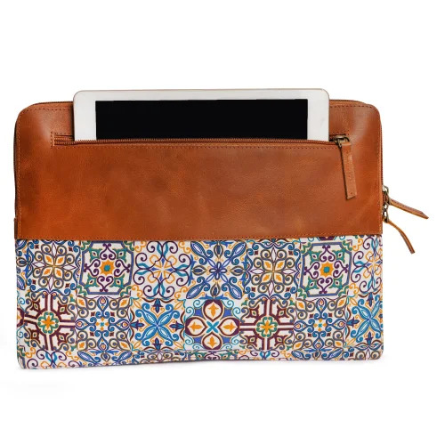 11.6 Inch Handmade Leather Sleeve For Men Women Compatible For Macbook Pro