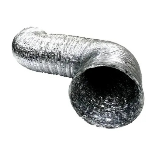 Aluminium Flexible Duct - Custom Size, Silver | Eco Friendly, Industrial Use, New