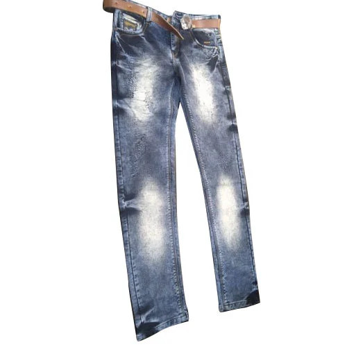 Boys Faded Party Wear Jeans - Feature: Washable