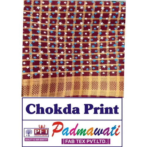 Multicolour Printed Ladies Cotton Blouse Piece - Size: Standard