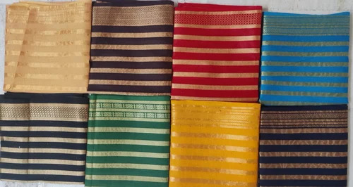 Plain Cotton Blouse Fabric - Attributes: Washable