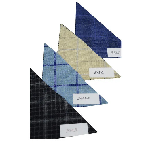 Polyester Checkered Viscose Fabric - Application: Apparel Industry