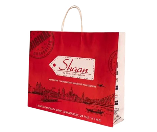 Printed Brown Paper Bags