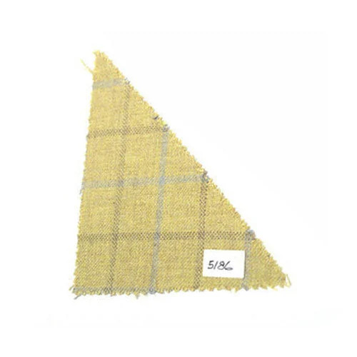 Textile Checkered Poly Viscose Fabric - Attributes: Colourfastness