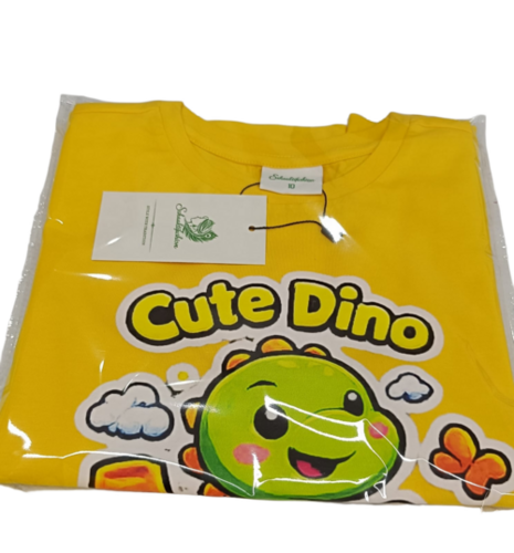 Yellow Kids Printed T Shirts