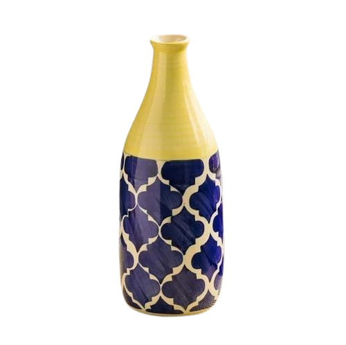 Bottle Shaped Ceramic Flower Vase