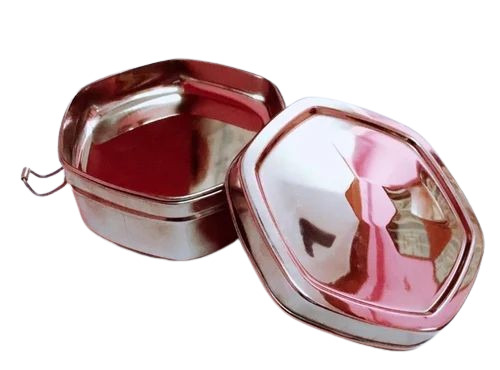 Hexagonal Stainless Steel Lunch Box