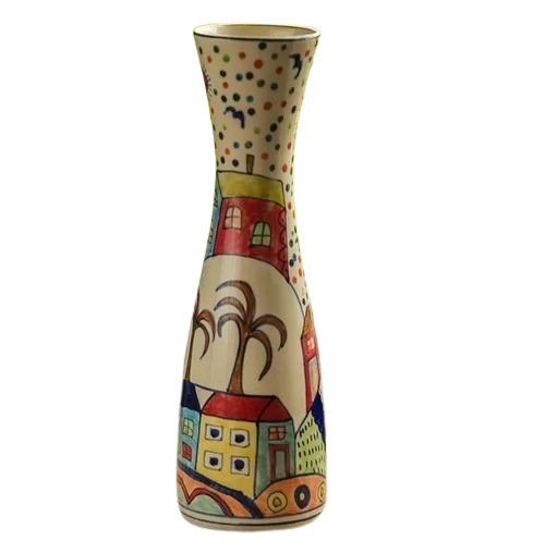 Printed Ceramic Flower Vase