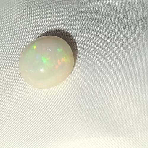 Round opal