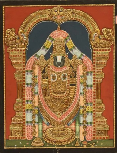 Antique Tanjore Paintings - Features: Vintage Look