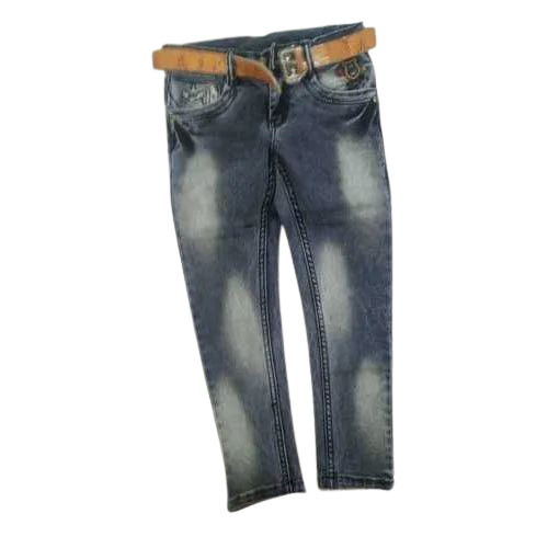 Boys Grey Faded Jeans