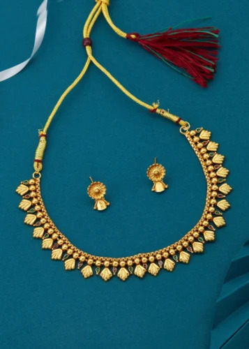 Colourful Fancy Necklace With Earings