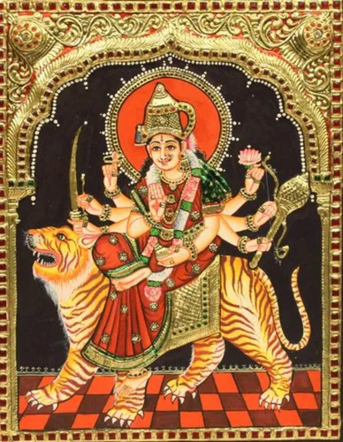 Duraga Tanjore Paintings - Features: Decorative Finish