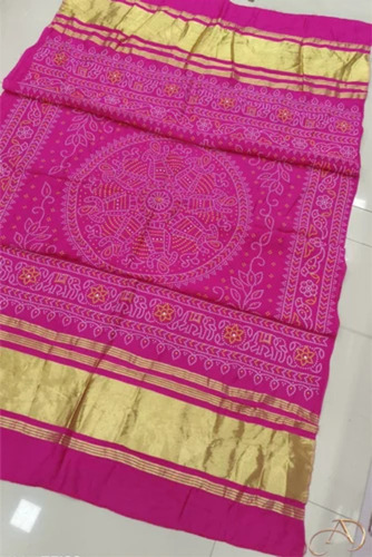 Gaji Silk Bandhani Dupatta