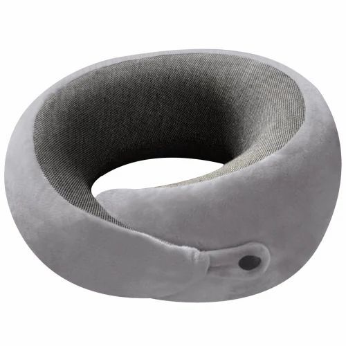 Grey Memory Foam Travel Pillow