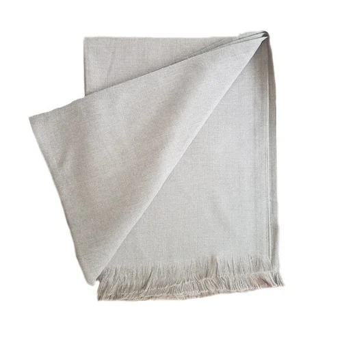 Jacquard Men Shawls - Color: White