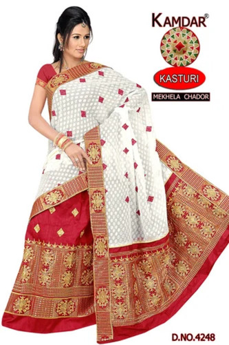 Kasturi Mekhela Chador - Color: Multicolor