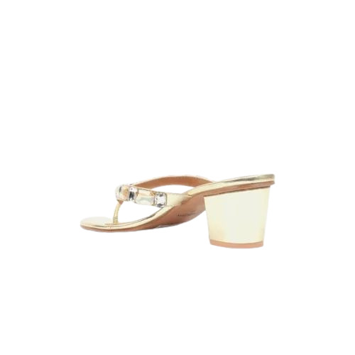 Ladies Golden High Heel Sandal