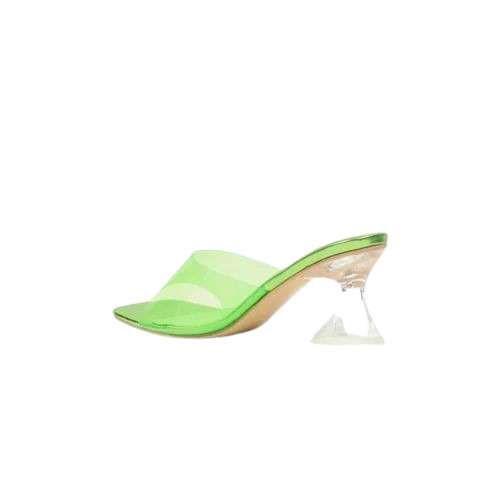 Ladies Green High Heel Sandal