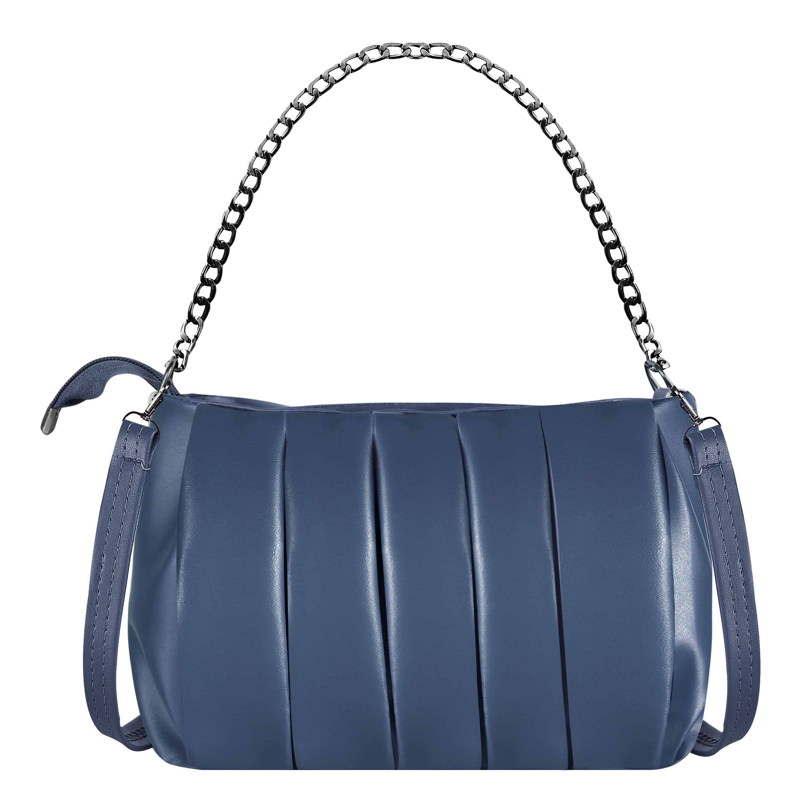 LOREM Blue Designer Faux Leather Handbag For Women And Girls HB28