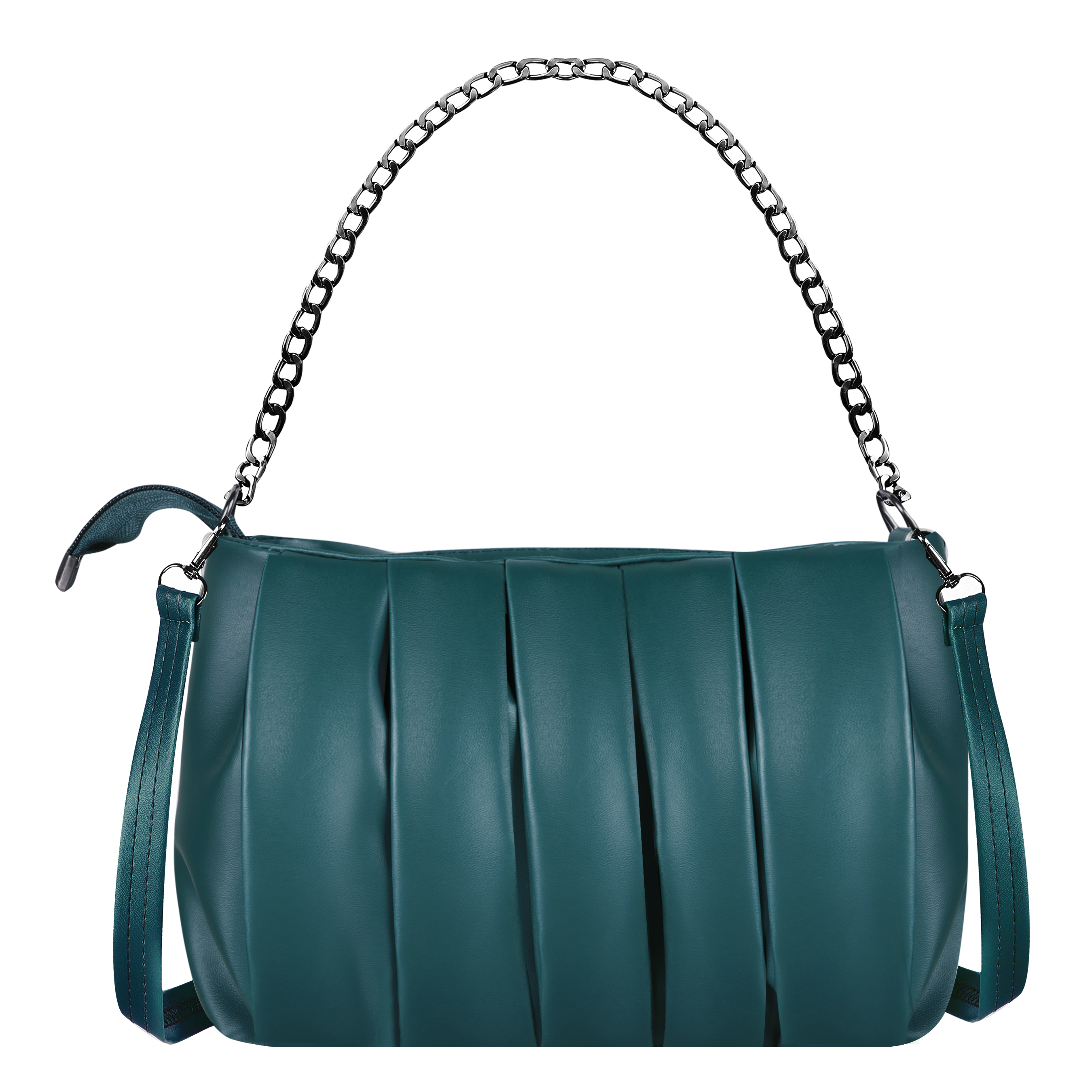 Lorem Green Designer Faux Leather Ladies Handbag